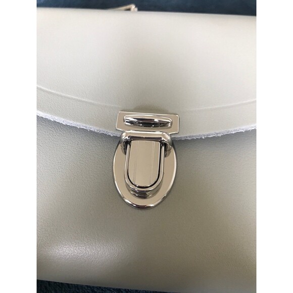 cambridge satchel company england the pushlock crossbody bag in French gray - Picture 6 of 11